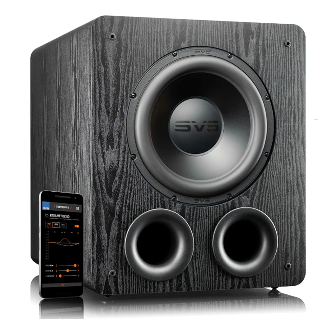 SVS PB-2000 Pro Powered 12" Subwoofer - Black Ash (PB2000 PRO BLACK ASH) - Image 3