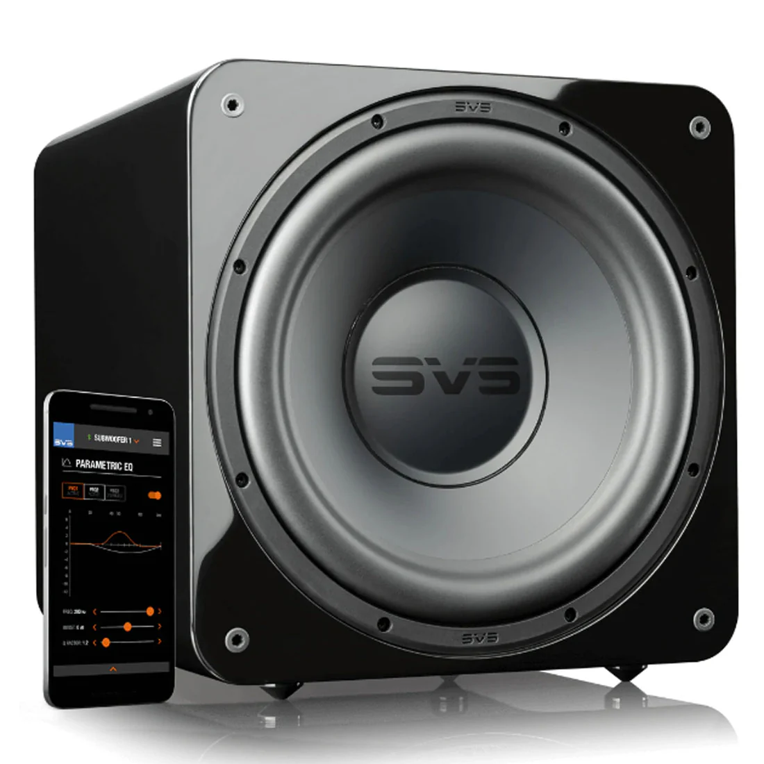 SVS SB-1000 Pro 325 W 12" Powered Subwoofer - Piano Gloss Black (SB1000 PRO PIANO GLOSS BLACK) - Image 2