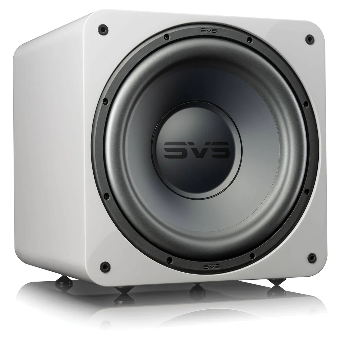 SVS SB-1000 Pro 325 W 12" Powered Subwoofer - Piano Gloss White (SB1000 PRO PIANO GLOSS WHITE)