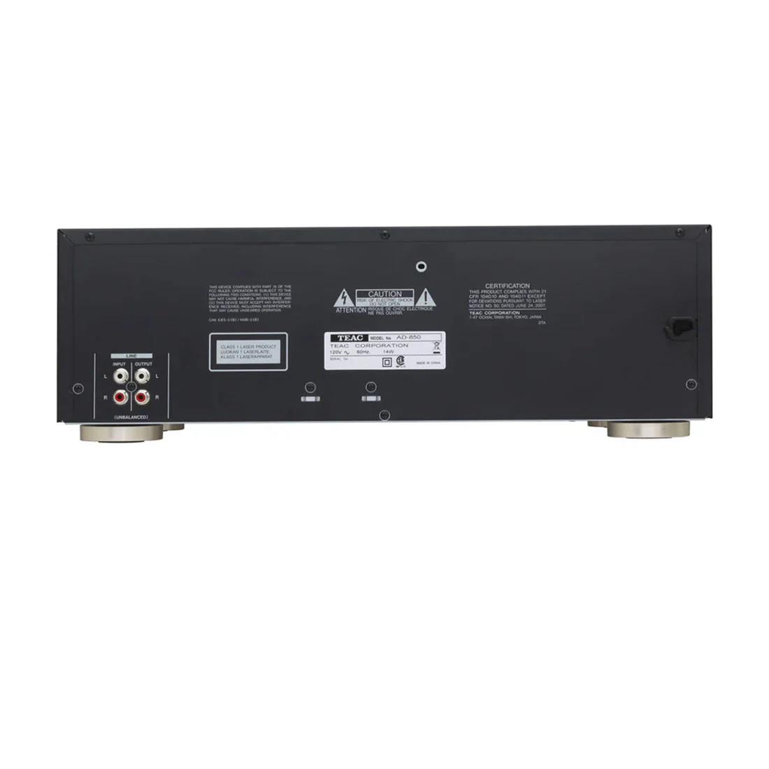 TEAC AD850SEB Cassette Deck CD Player (AD850SEB) - Image 2