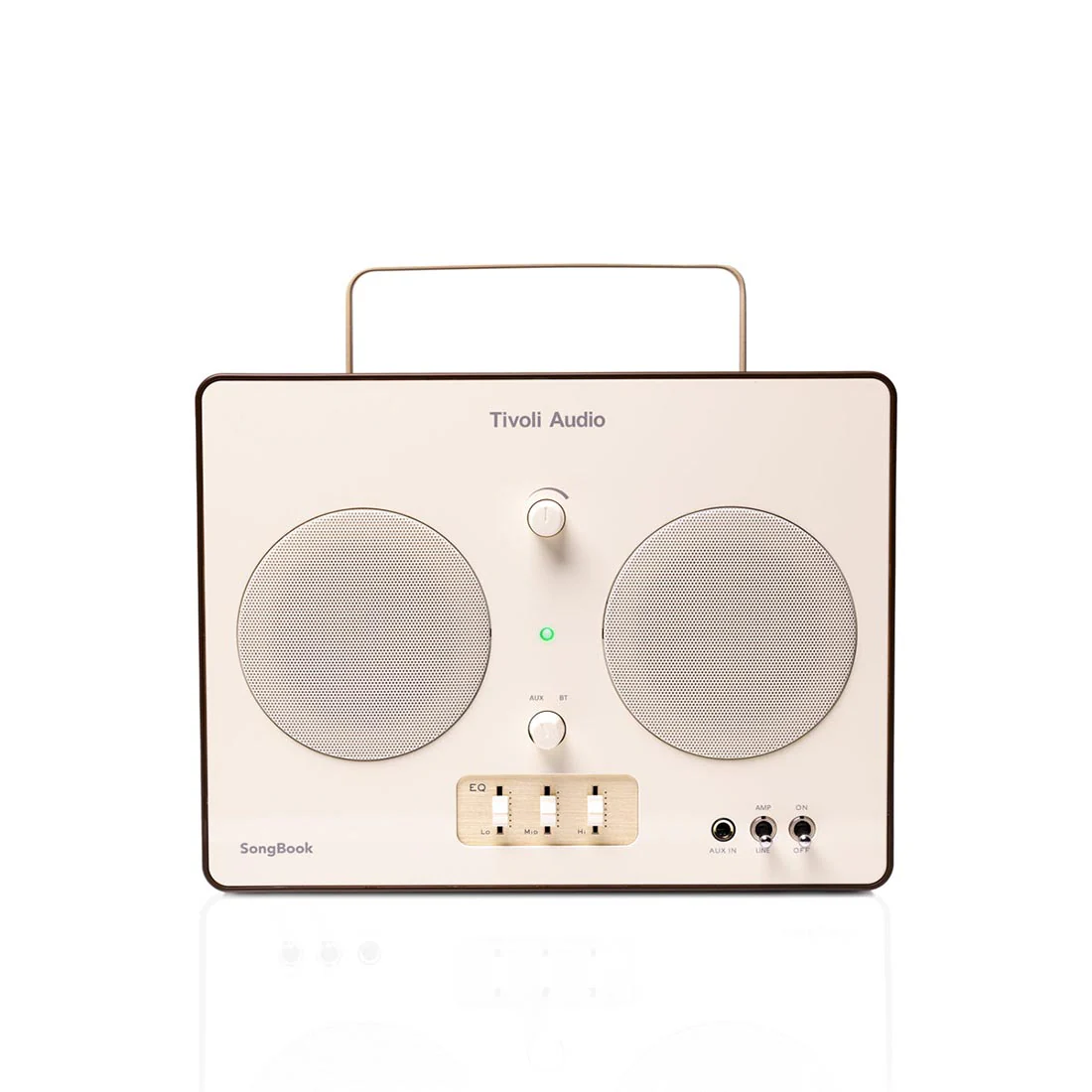 Tivoli Audio SongBook - Premium Bluetooth Speaker with Vintage Design - Cream/Brown (OPEN BOX - AS IS)