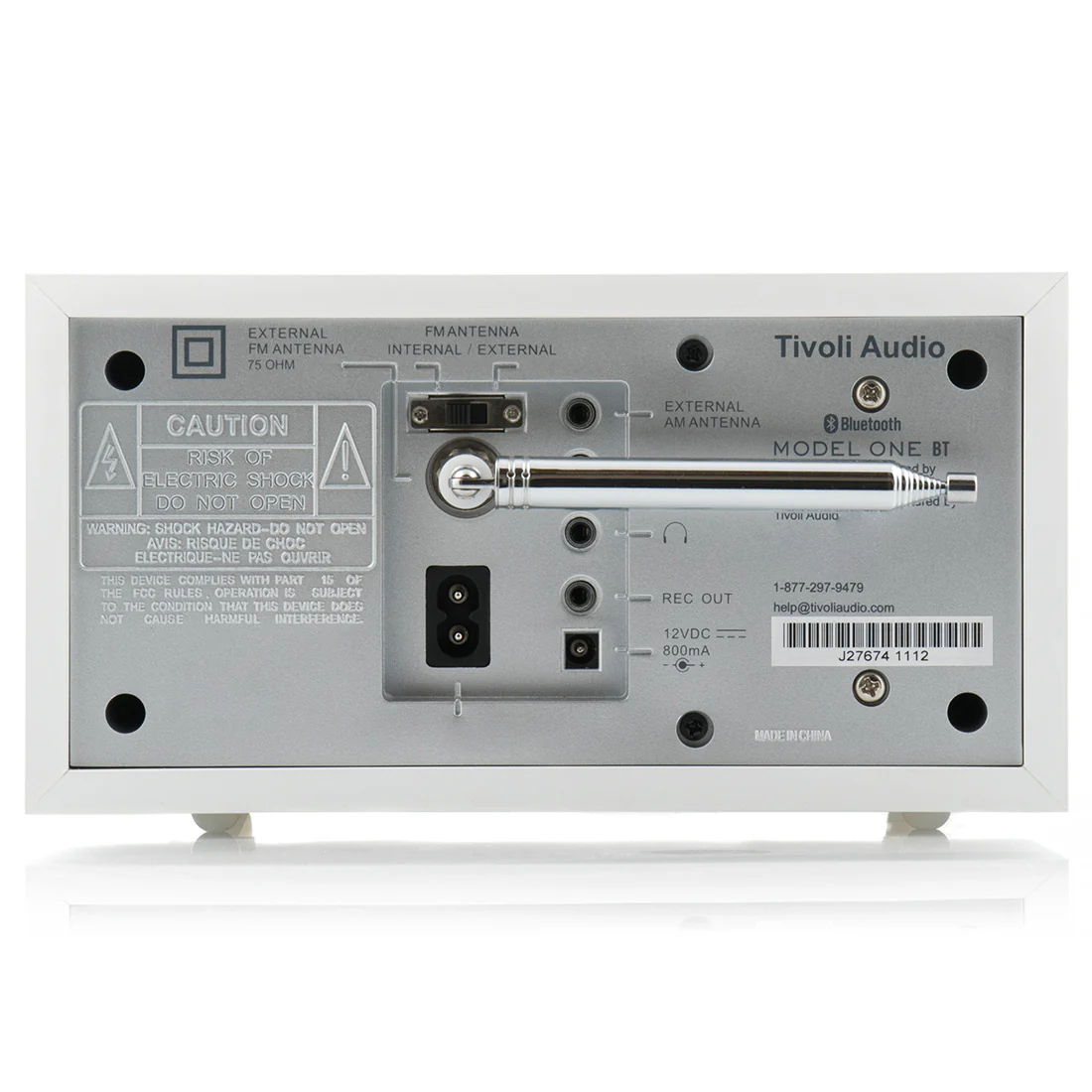 Tivoli M1BTWHT Model One Bluetooth Speaker - White (M1BTWHT) - Image 3
