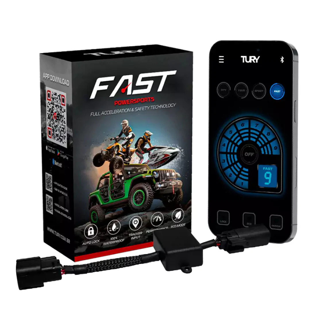 Tury FASTMAXIP5.3G Throttle Response Controller / Anti-Theft Device - IP Rated (FASTMAXIP5.3G)