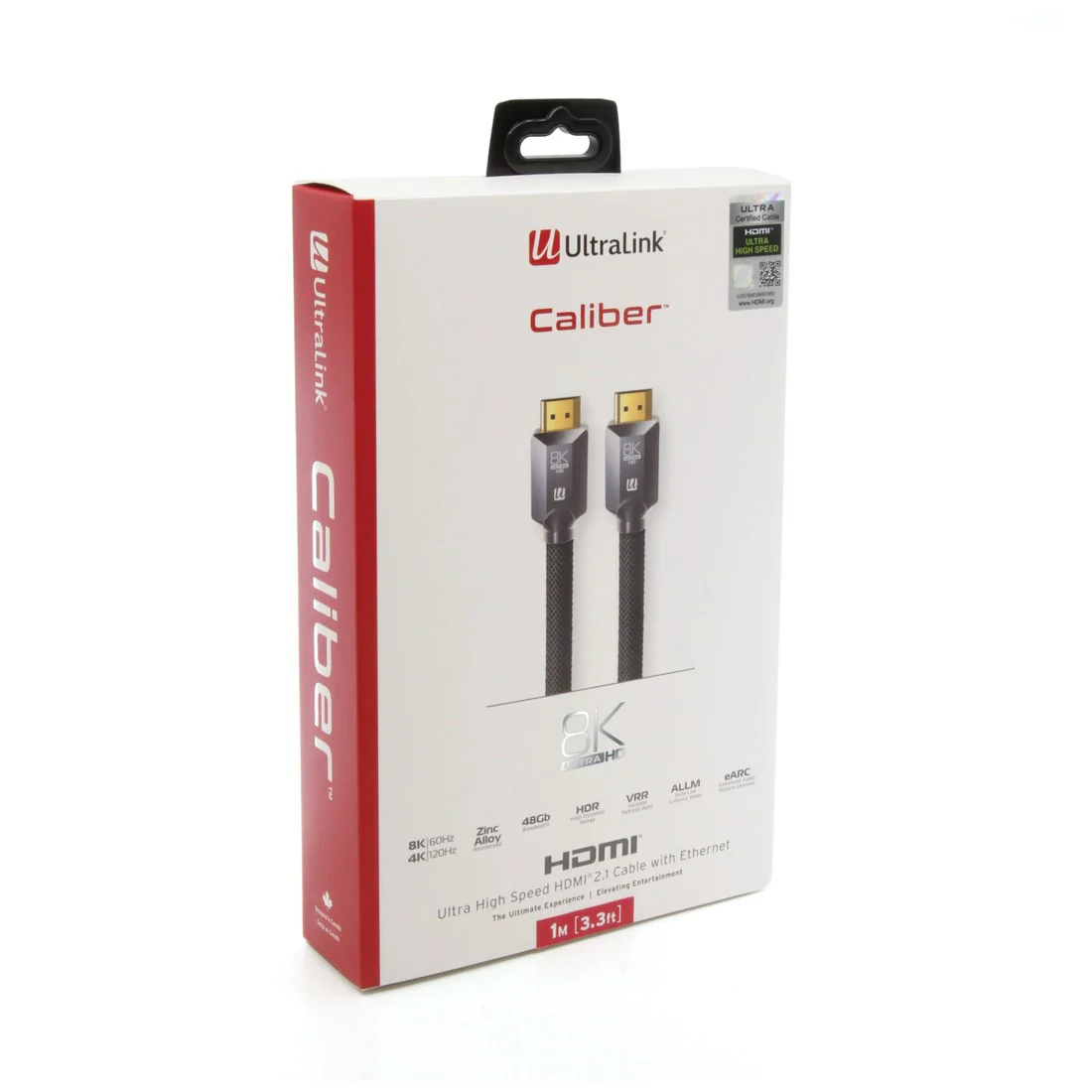 Ultralink ULC8C2M Caliber 8K Ultra High Speed HDMI Cable - 2 Meters - Image 2