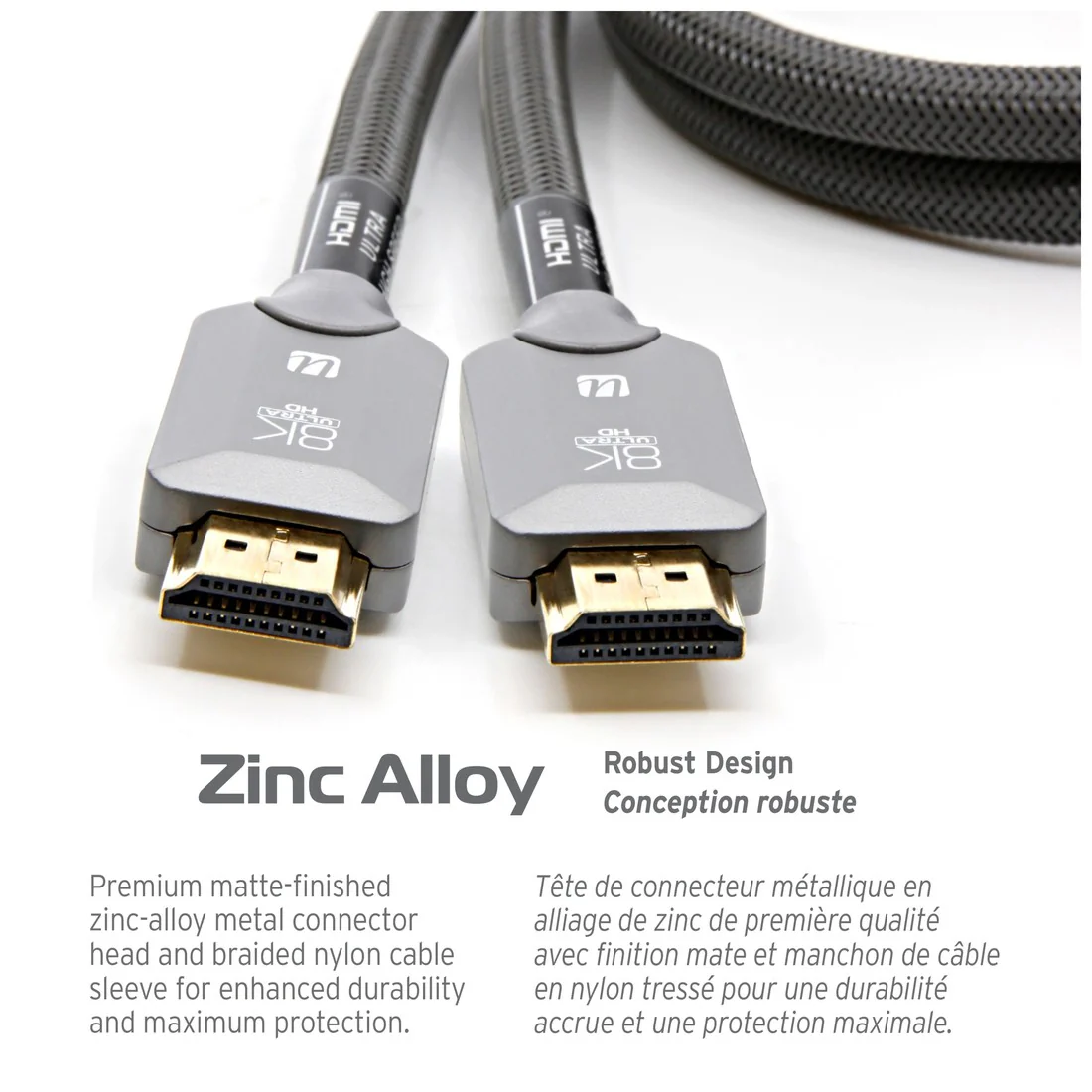 Ultralink ULC8C2M Caliber 8K Ultra High Speed HDMI Cable - 2 Meters - Image 6
