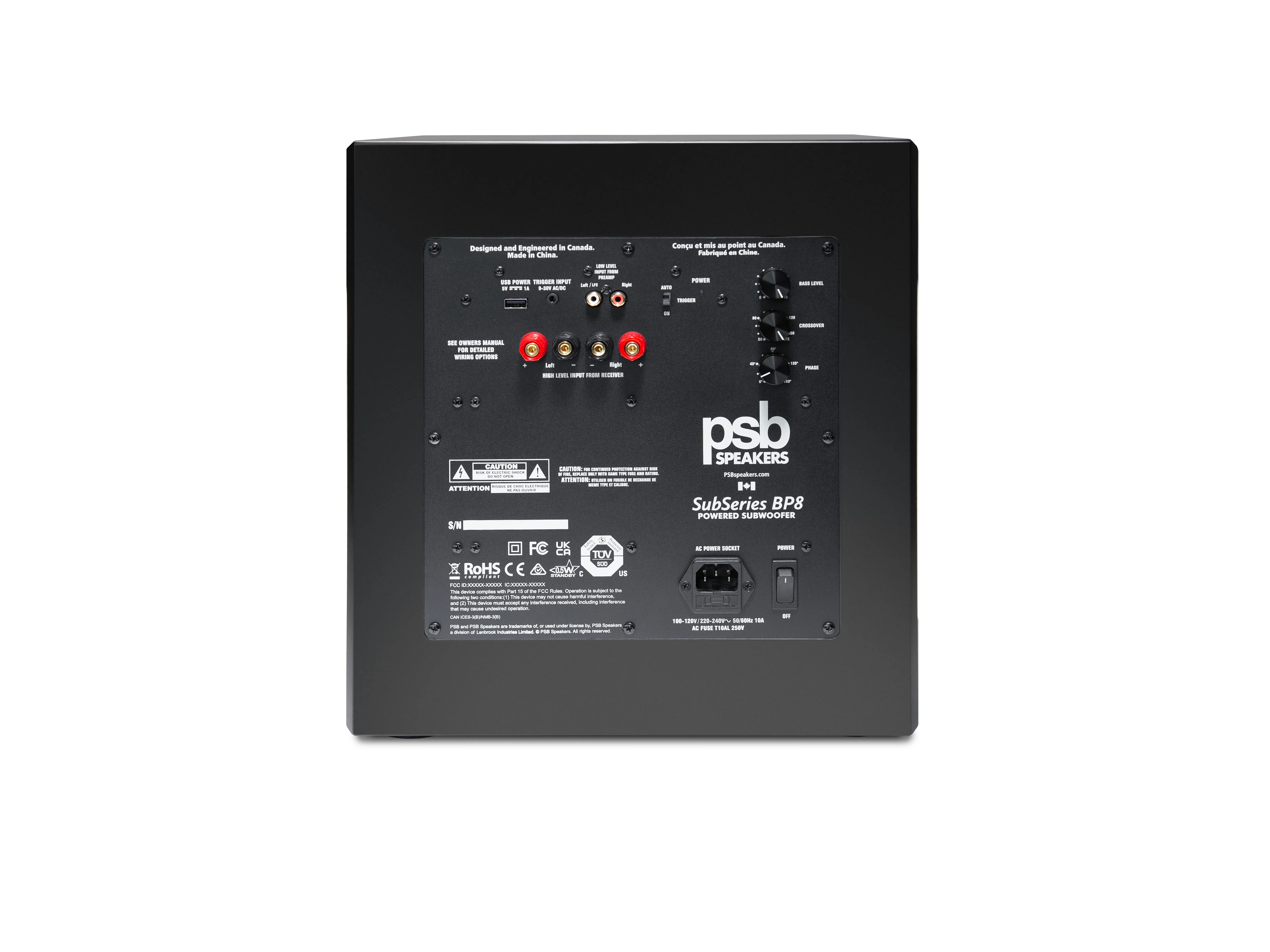 PSB SubSeries BP8 Powered Subwoofer - Image 3