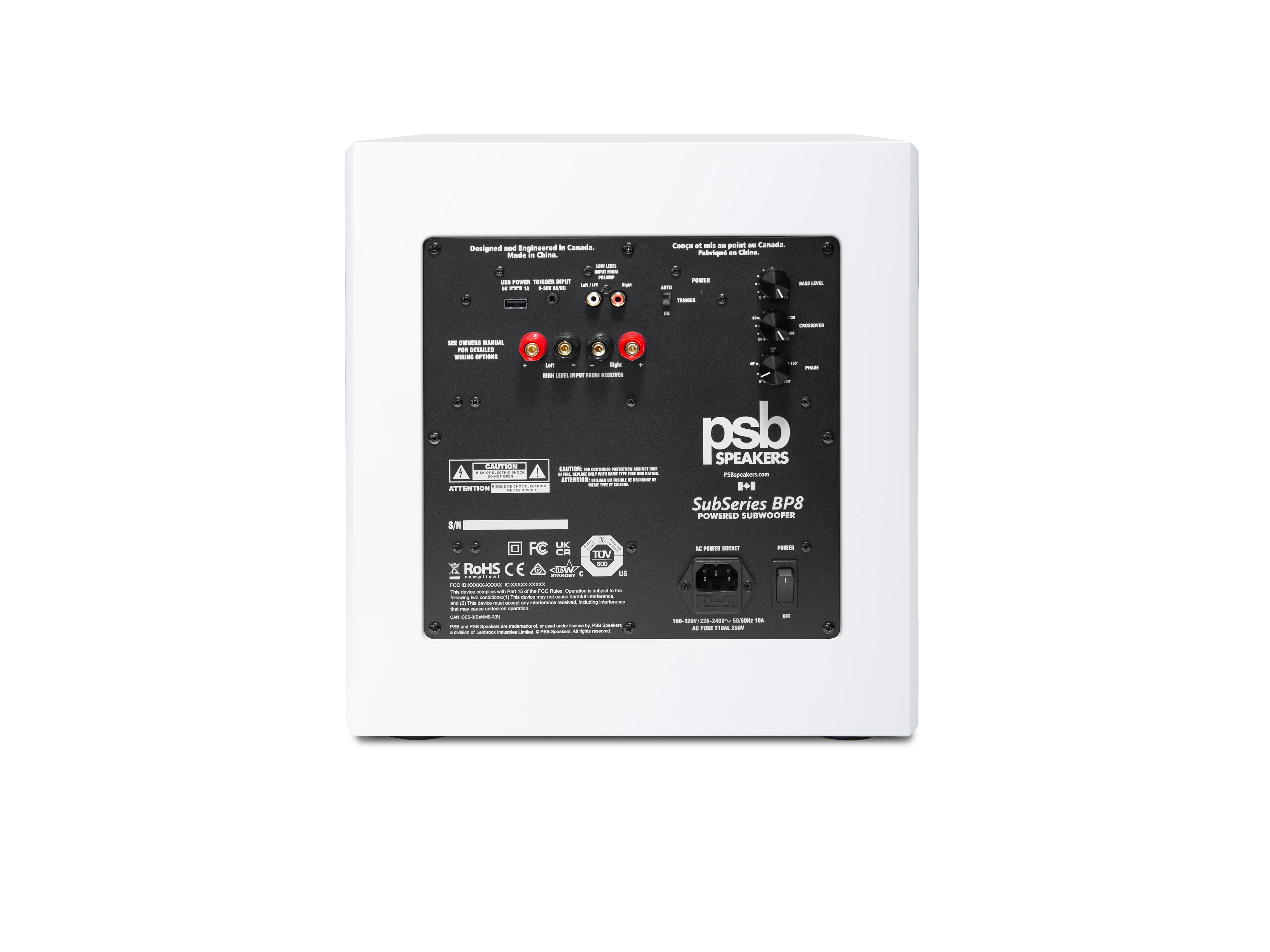 PSB SubSeries BP8 Powered Subwoofer - Image 7
