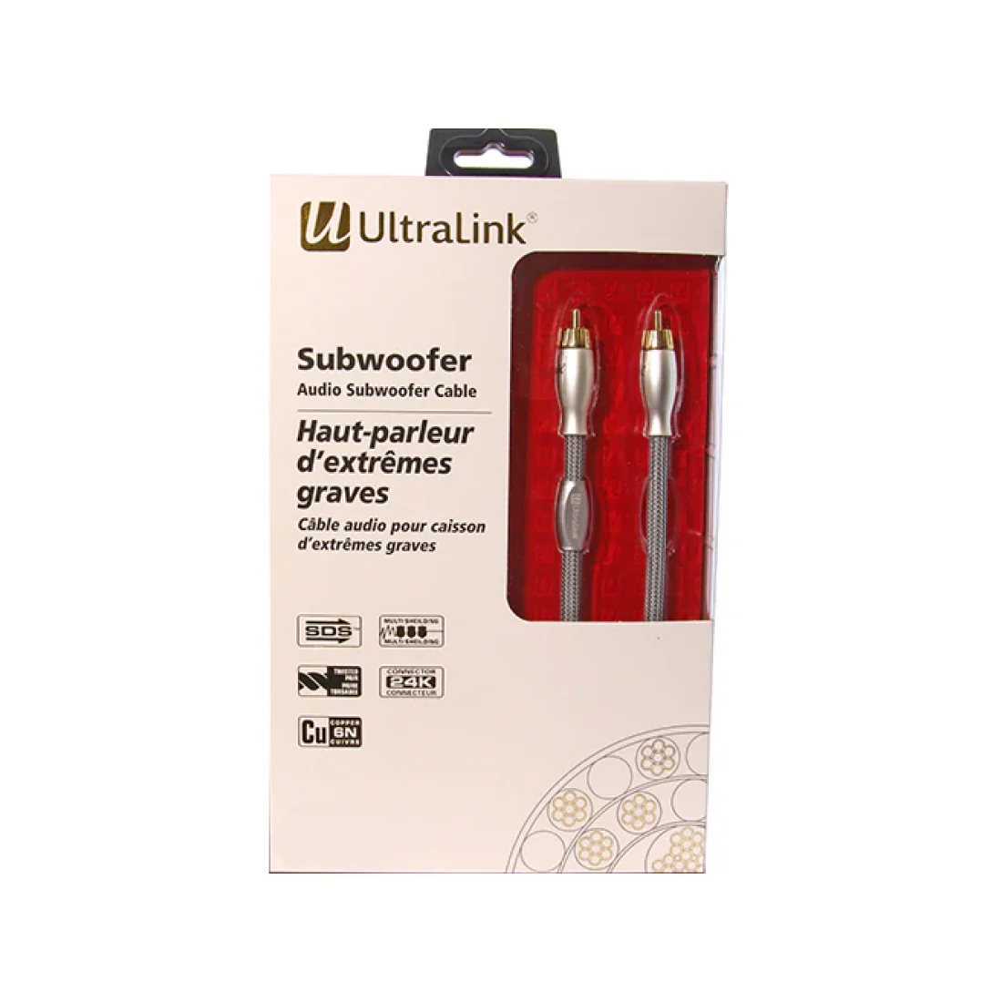 UltraLink USW6M Caliber Subwoofer 6M Cable 6.0 M (USW6M)