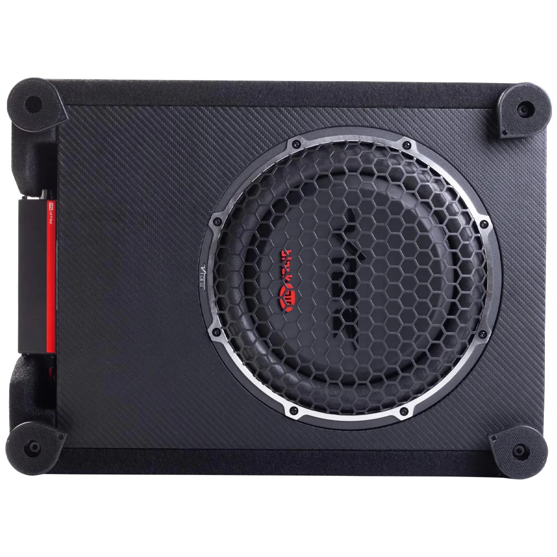 Vibe Audio BA10ASQ-V4 Black Air 10" Shallow Active Loaded Subwoofer Enclosure - Each (BA10ASQV4) - Image 2