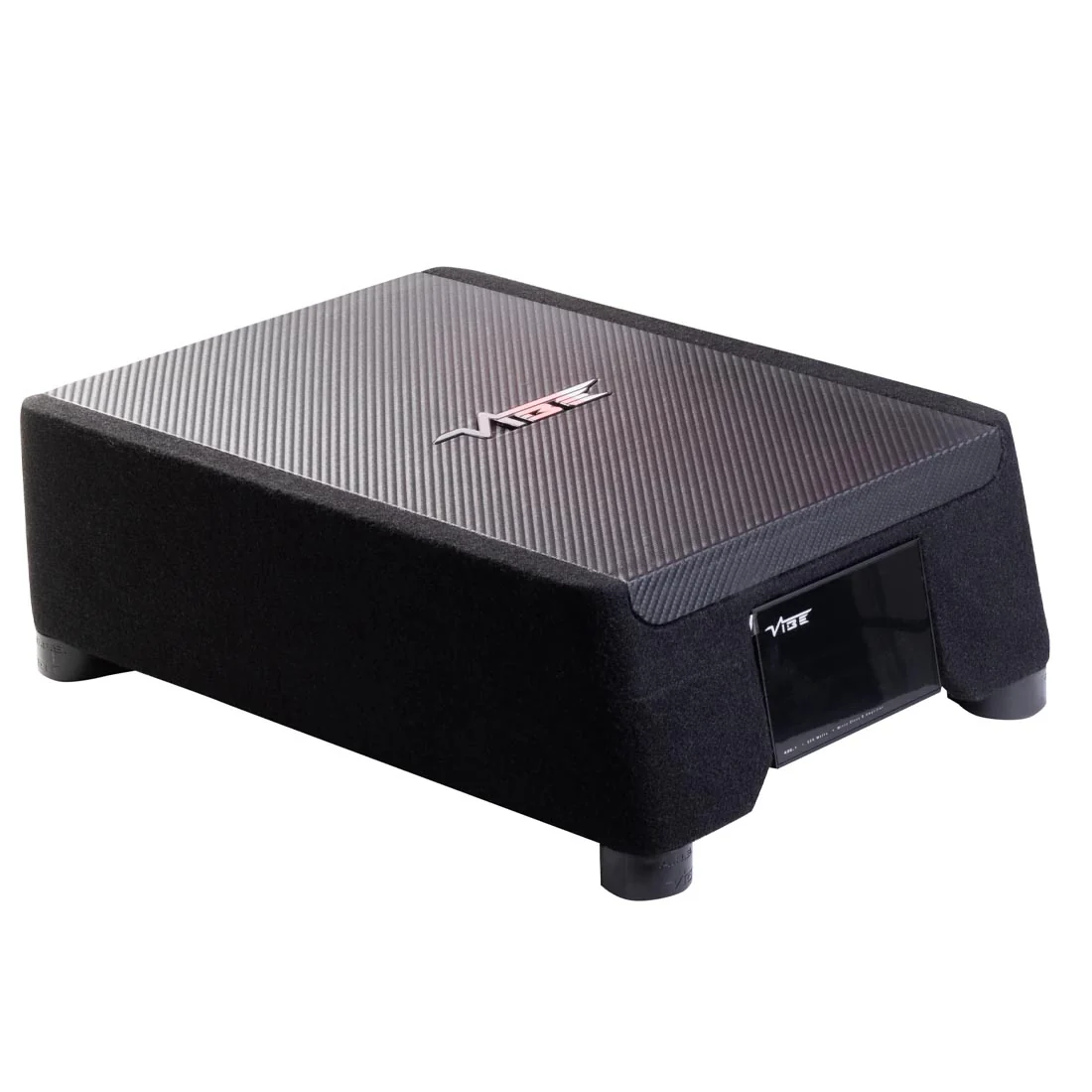 Vibe Audio BA10ASQ-V4 Black Air 10" Shallow Active Loaded Subwoofer Enclosure - Each (BA10ASQV4) - Image 4