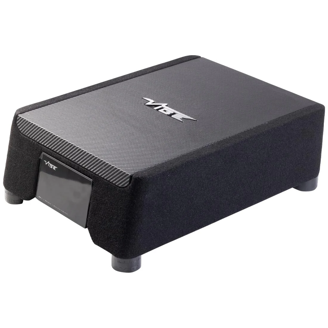 Vibe Audio BA10ASQ-V4 Black Air 10" Shallow Active Loaded Subwoofer Enclosure - Each (BA10ASQV4) - Image 5