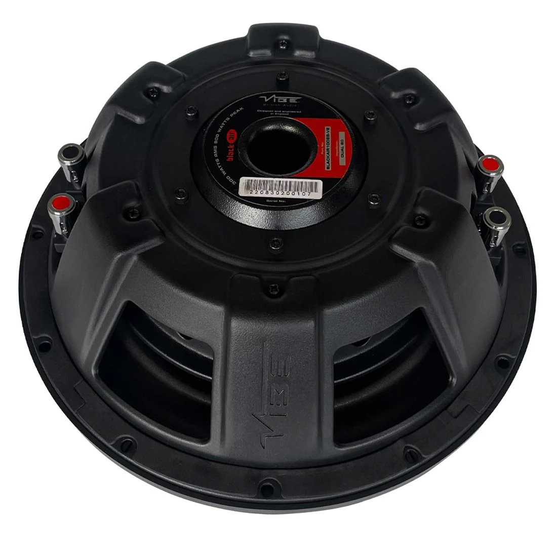 Vibe Audio BA10D2S-V2 Black Air Pro Series 10" Shallow DVC Car Subwoofer (BA10D2SV2) - Image 3
