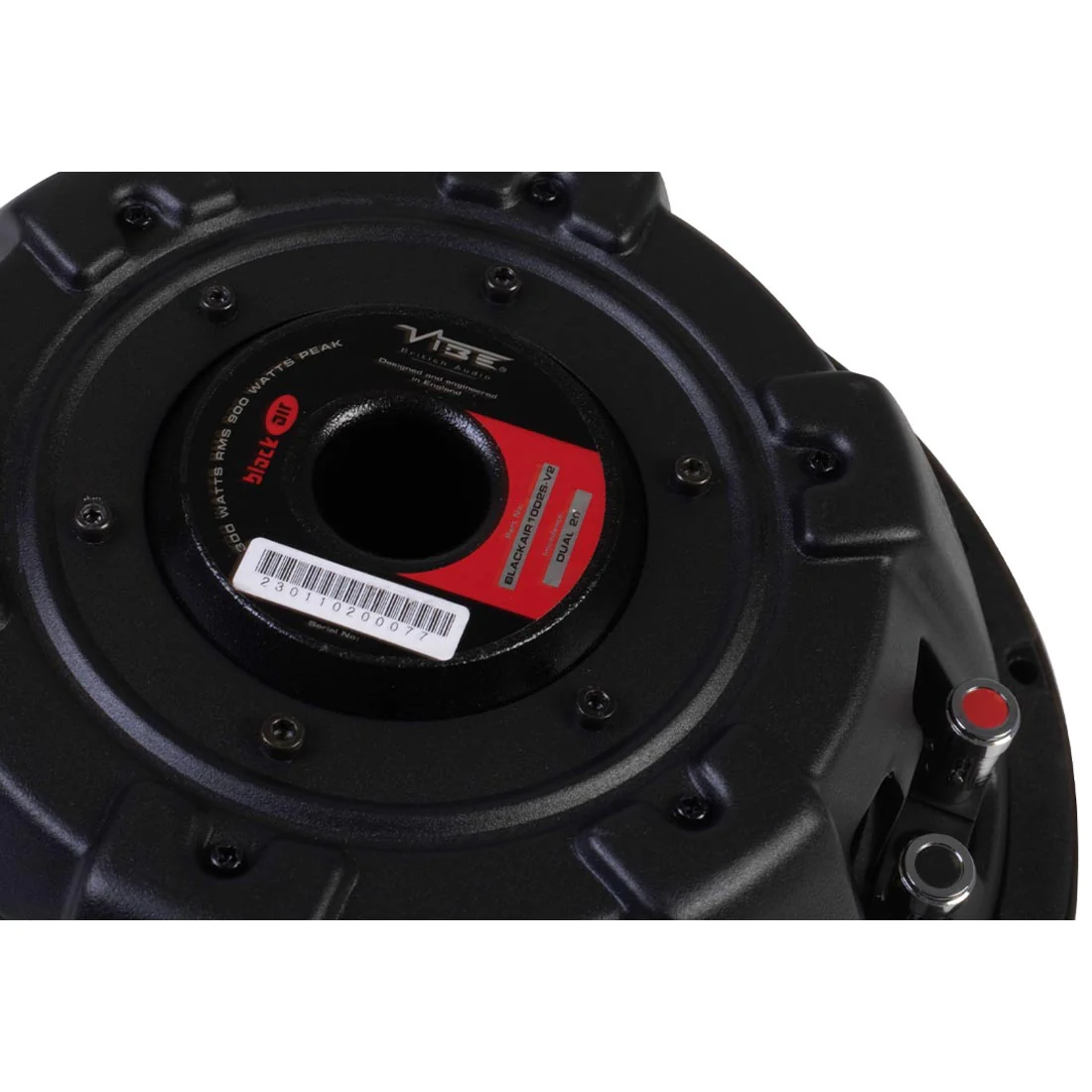 Vibe Audio BA10D2S-V2 Black Air Pro Series 10" Shallow DVC Car Subwoofer (BA10D2SV2) - Image 7