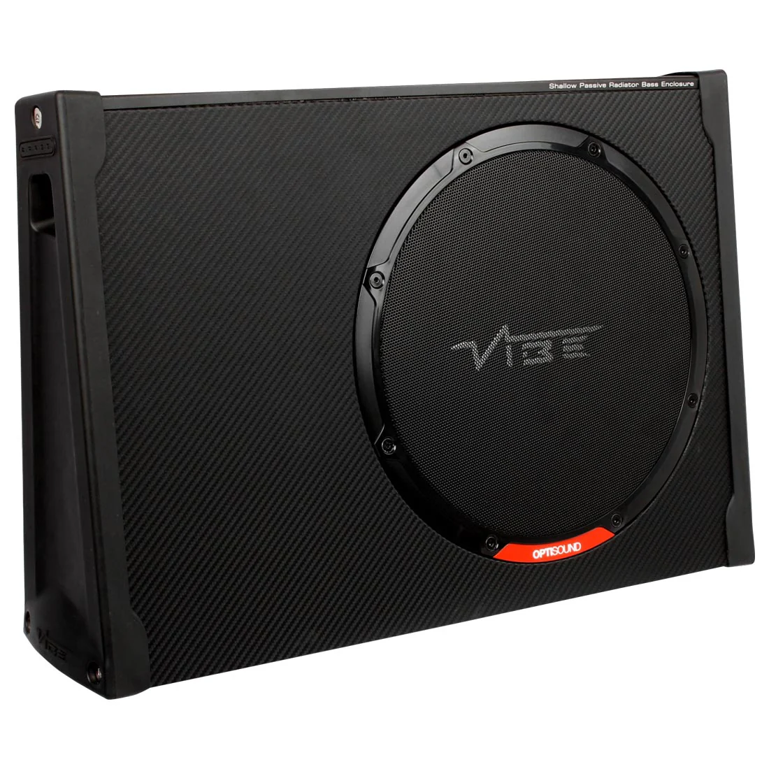 Vibe Audio BAT12S-V0 Black Air Slimline 12" Passive Loaded Subwoofer Enclosure (BAT12SV0) - Image 3