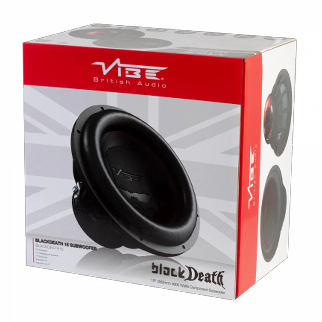 Vibe Audio BD15D2SPL-V3 BlackDeath Series 15" DVC Street Bass Subwoofer (BD15D2SPLV3) - Image 14