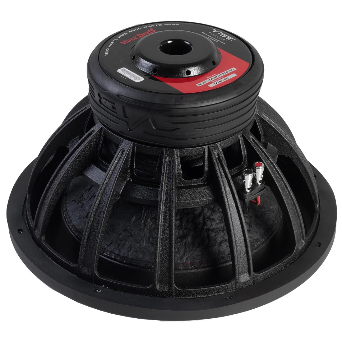 Vibe Audio BD15D2SPL-V3 BlackDeath Series 15" DVC Street Bass Subwoofer (BD15D2SPLV3) - Image 4