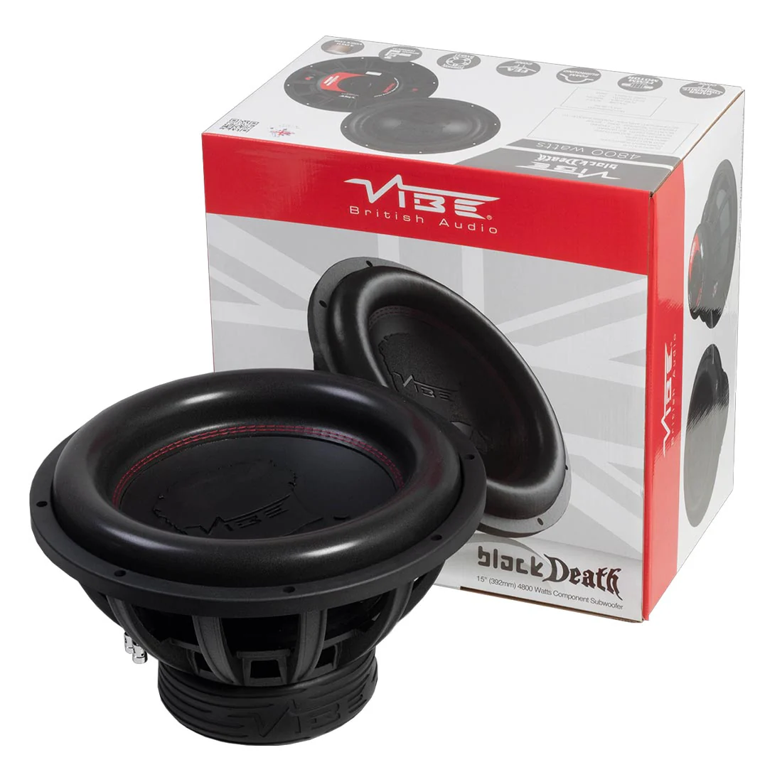 Vibe Audio BD15D4-V3 BlackDeath Series 15" DVC Street Bass Subwoofer (BD15D4V3) - Image 6