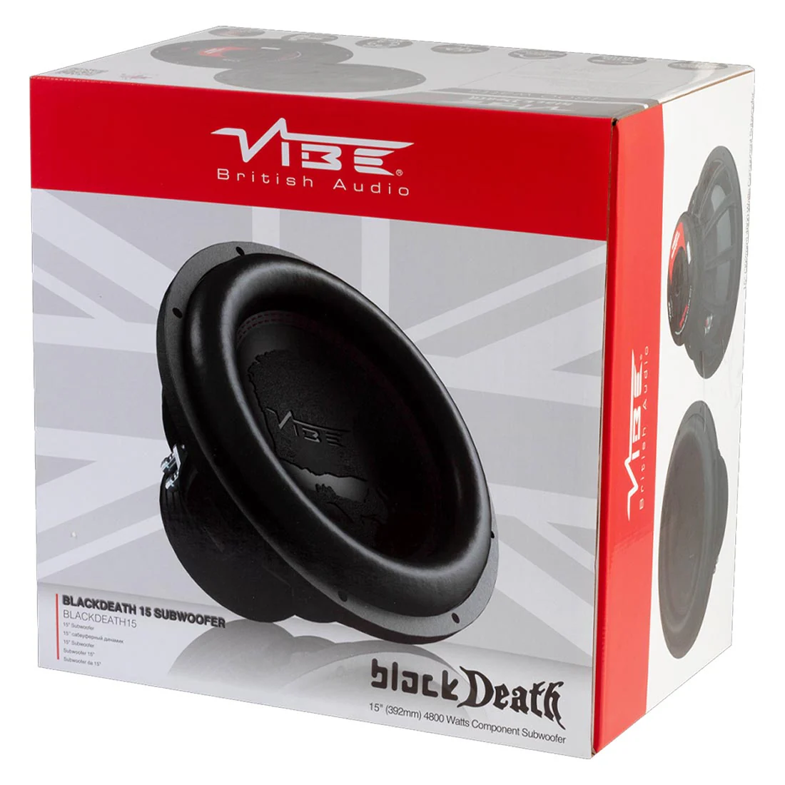 Vibe Audio BD15D4-V3 BlackDeath Series 15" DVC Street Bass Subwoofer (BD15D4V3) - Image 8