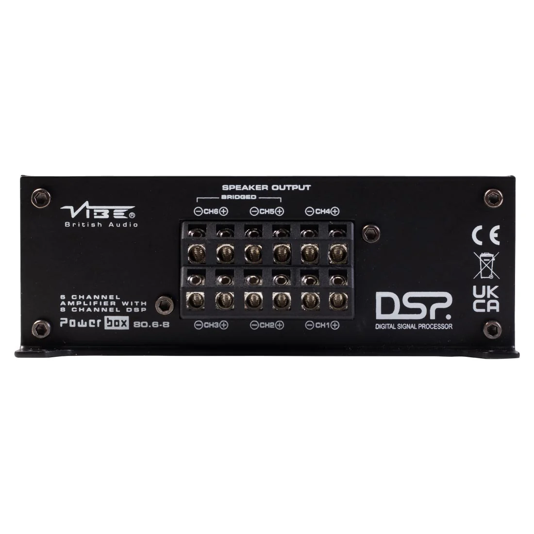 Vibe PB806.8-DSP-V3 Class D 6-Channel Micro Car Amplifier (PB8068DSPV3) - Image 4