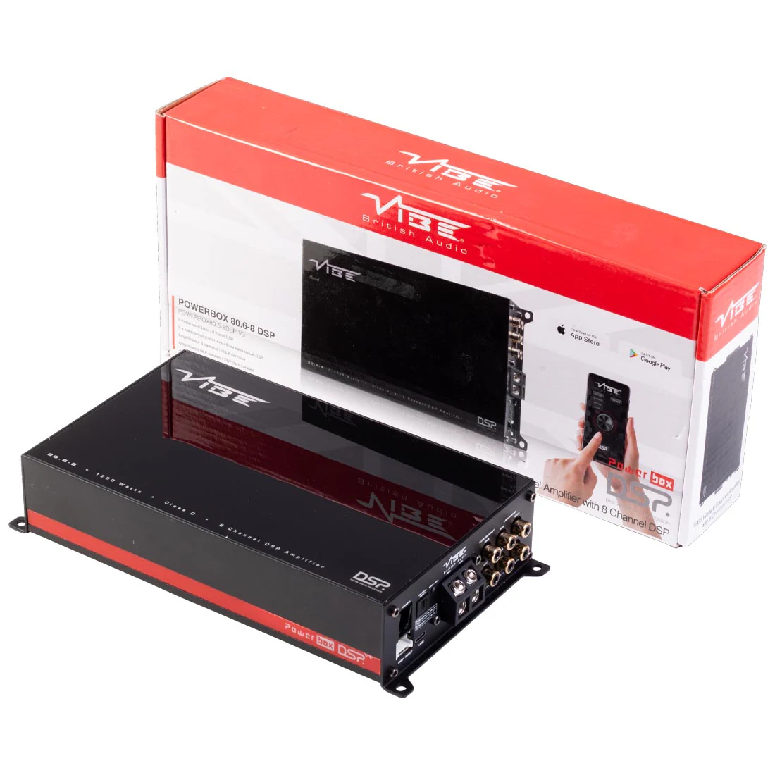 Vibe PB806.8-DSP-V3 Class D 6-Channel Micro Car Amplifier (PB8068DSPV3) - Image 5