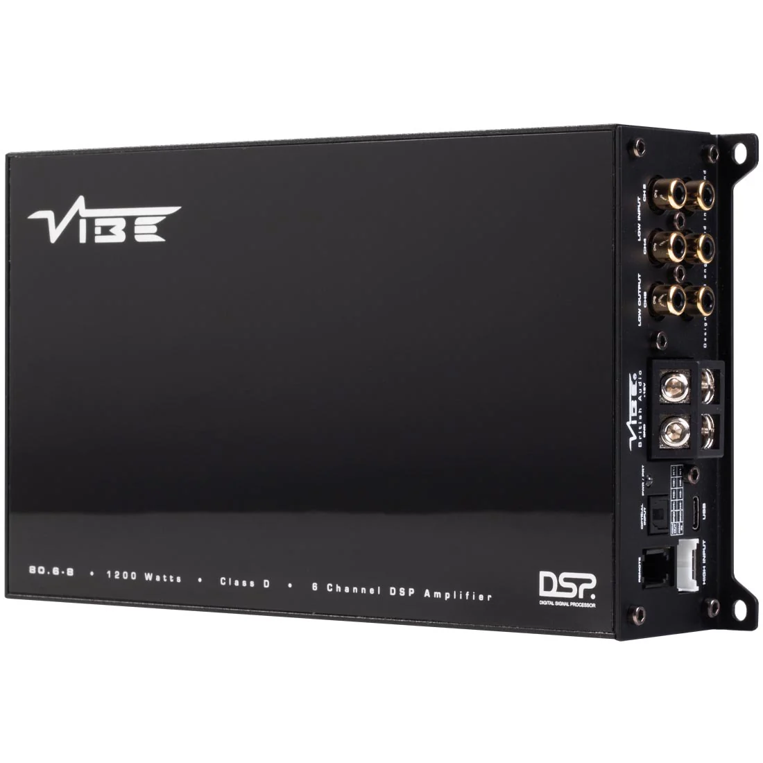 Vibe PB806.8-DSP-V3 Class D 6-Channel Micro Car Amplifier (PB8068DSPV3) - Image 6