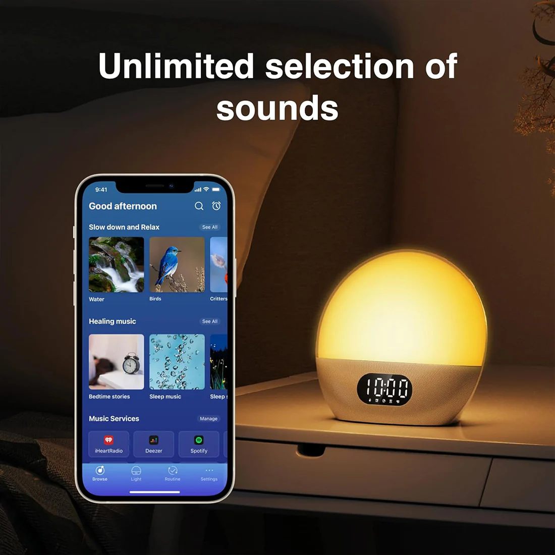WiiM Wake-up Light: Sound Machine, Music Alarms, and Sleep Assistant - Image 2