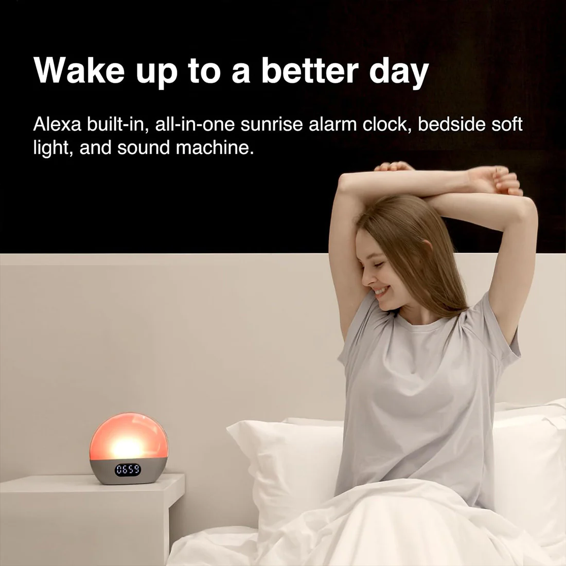 WiiM Wake-up Light: Sound Machine, Music Alarms, and Sleep Assistant - Image 5