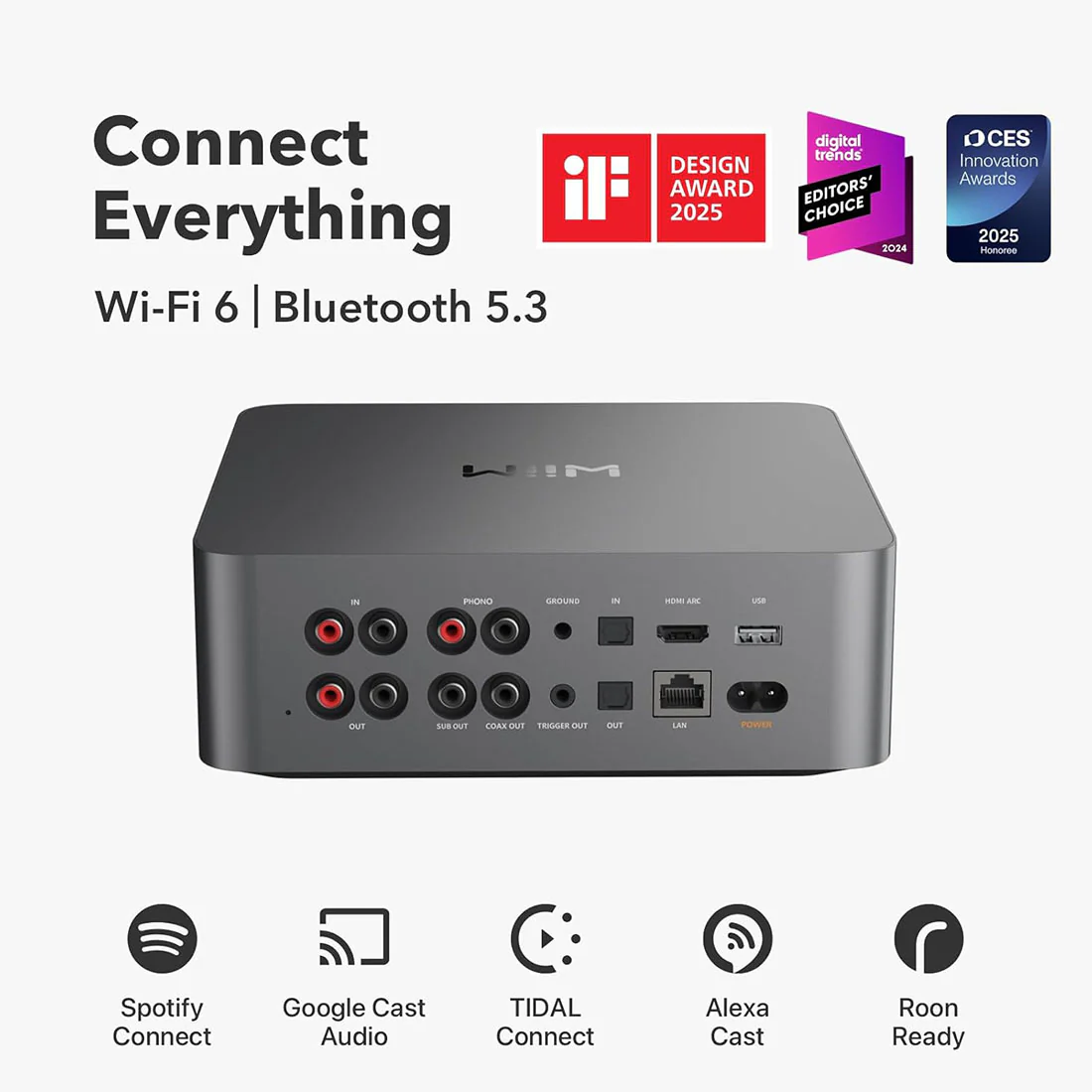 WiiM WIIMULTRA Ultra Music Streamer & Digital Preamp - Space Gray - Image 3
